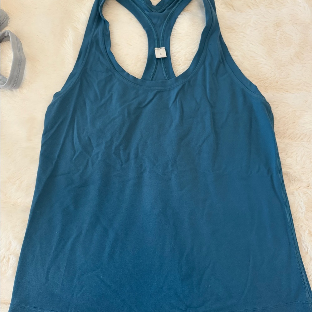 Lululemon Athletica Teal Racerback Tank